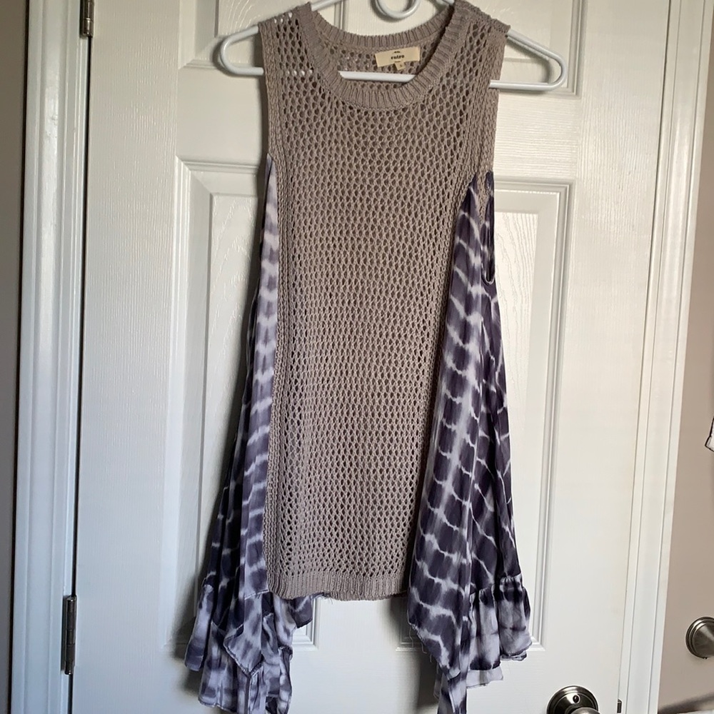 Mesh Tie Dye Tank
